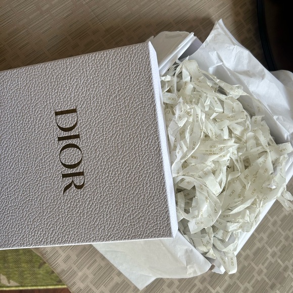 Dior Accessories - White and gold Dior box with Dior Brandon packing paper